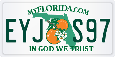 FL license plate EYJS97
