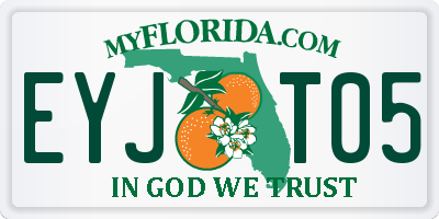FL license plate EYJT05