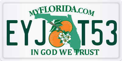 FL license plate EYJT53