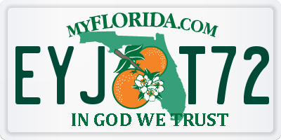 FL license plate EYJT72