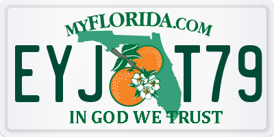 FL license plate EYJT79