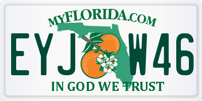 FL license plate EYJW46