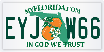 FL license plate EYJW66
