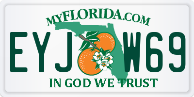 FL license plate EYJW69