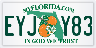 FL license plate EYJY83