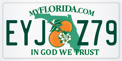FL license plate EYJZ79