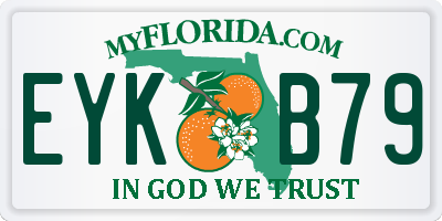 FL license plate EYKB79