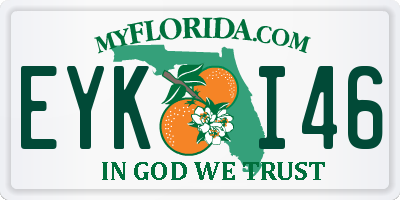 FL license plate EYKI46