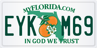 FL license plate EYKM69