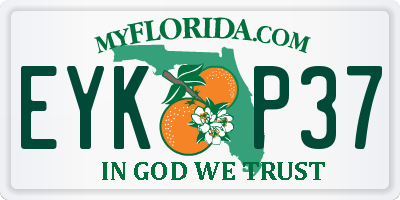 FL license plate EYKP37