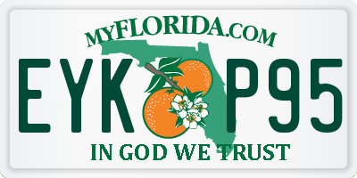 FL license plate EYKP95