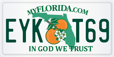 FL license plate EYKT69