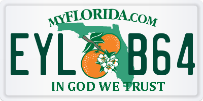 FL license plate EYLB64