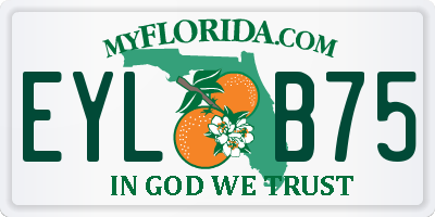 FL license plate EYLB75