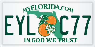 FL license plate EYLC77