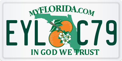 FL license plate EYLC79