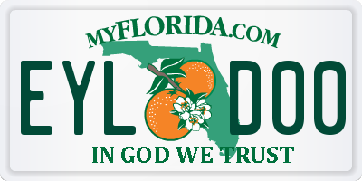 FL license plate EYLD00