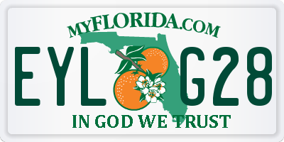 FL license plate EYLG28