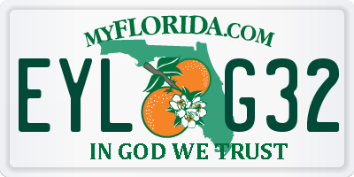FL license plate EYLG32