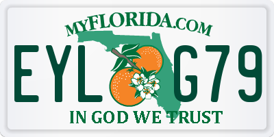 FL license plate EYLG79