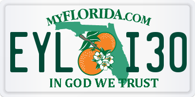 FL license plate EYLI30