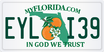 FL license plate EYLI39