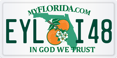 FL license plate EYLI48