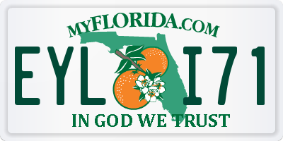 FL license plate EYLI71