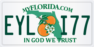 FL license plate EYLI77