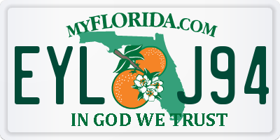 FL license plate EYLJ94
