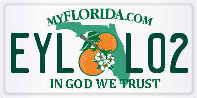 FL license plate EYLL02