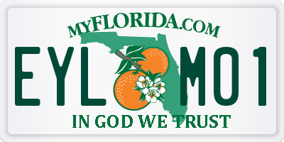 FL license plate EYLM01
