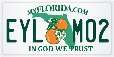 FL license plate EYLM02