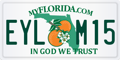 FL license plate EYLM15