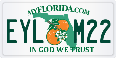 FL license plate EYLM22