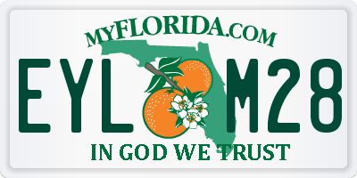 FL license plate EYLM28