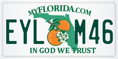 FL license plate EYLM46