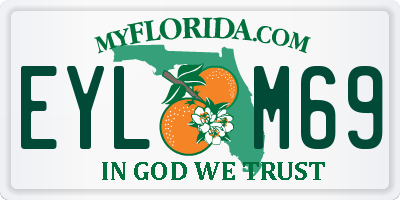 FL license plate EYLM69