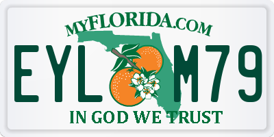 FL license plate EYLM79
