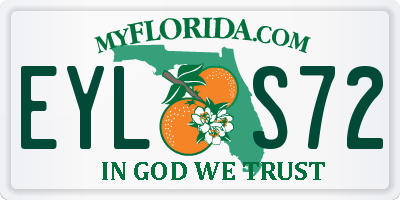 FL license plate EYLS72