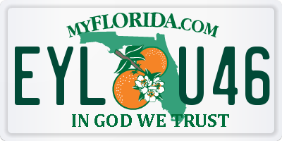 FL license plate EYLU46