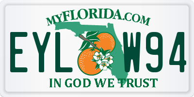 FL license plate EYLW94