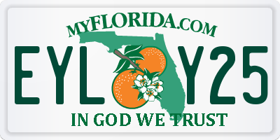 FL license plate EYLY25