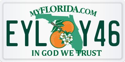 FL license plate EYLY46