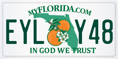 FL license plate EYLY48