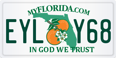 FL license plate EYLY68
