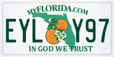 FL license plate EYLY97