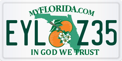 FL license plate EYLZ35