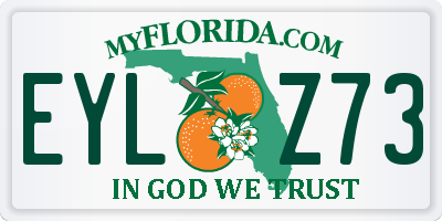 FL license plate EYLZ73
