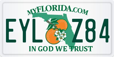 FL license plate EYLZ84